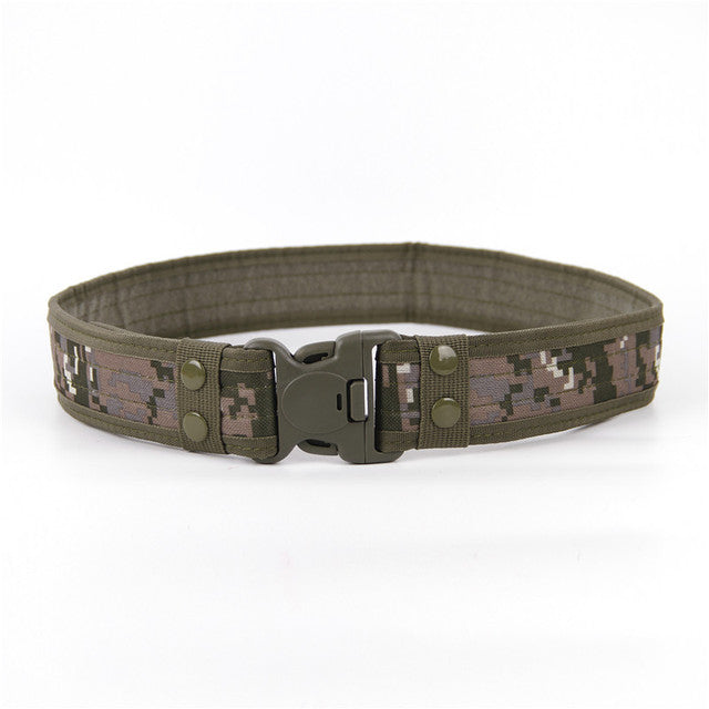 Quickfit Tactical Canvas Belt for Men - Army Style